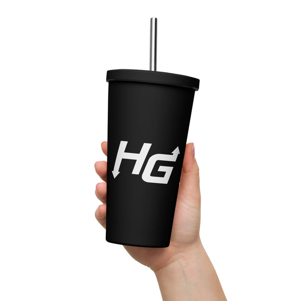 HDGU Insulated Tumbler With Straw